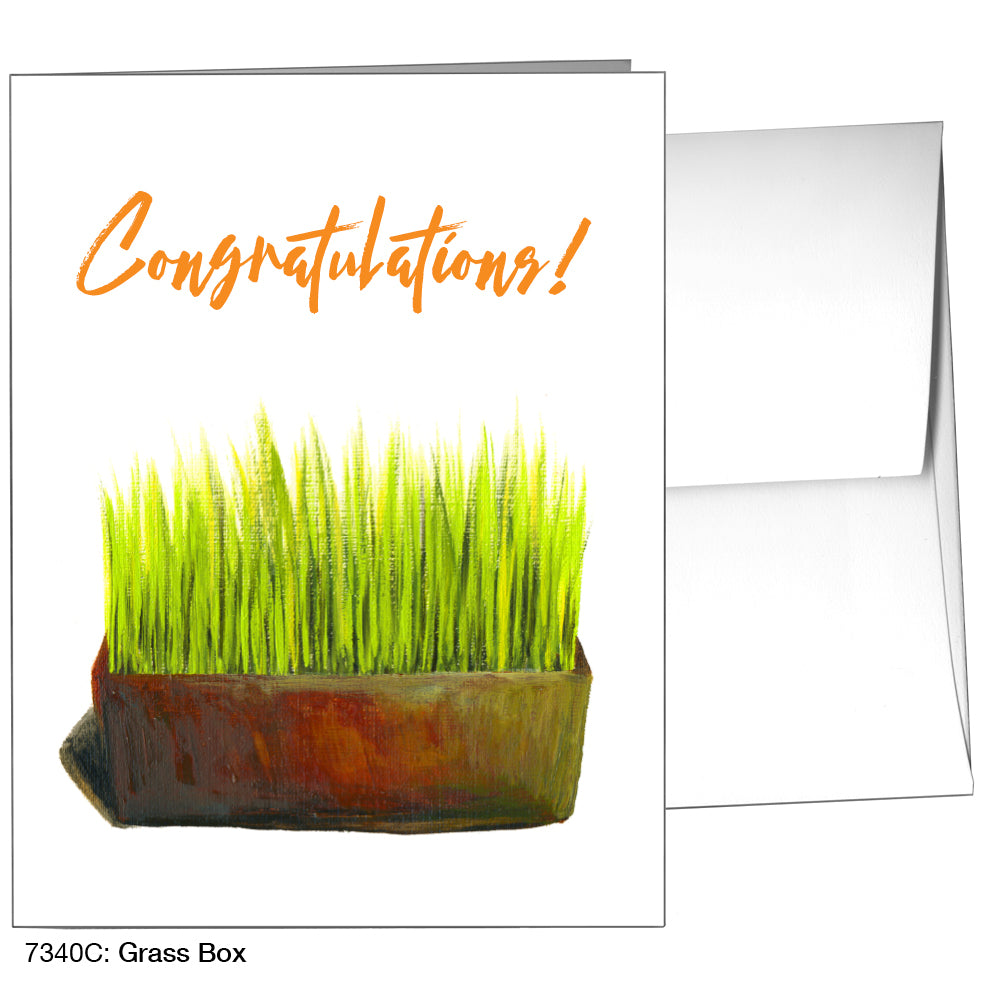 Grass Box, Greeting Card (7340C)