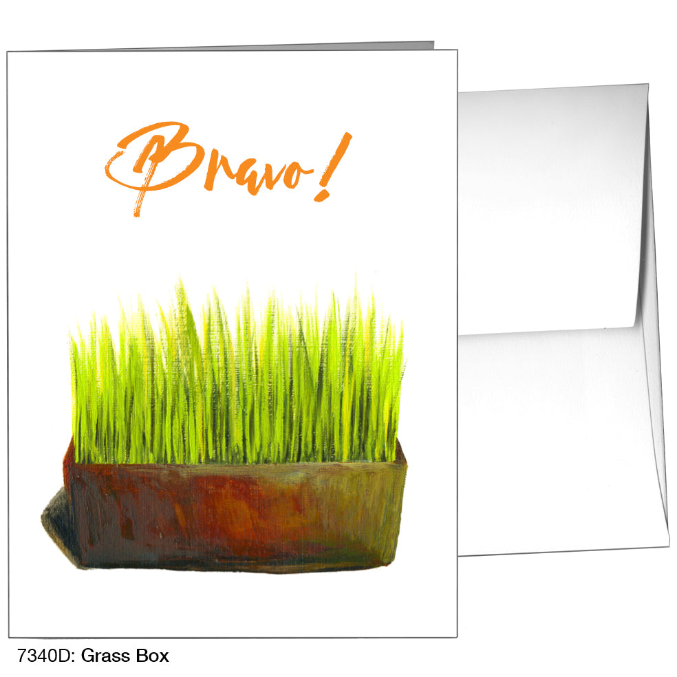 Grass Box, Greeting Card (7340D)