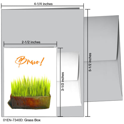 Grass Box, Greeting Card (7340D)