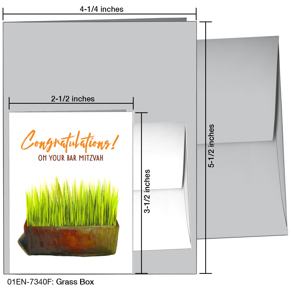 Grass Box, Greeting Card (7340F)