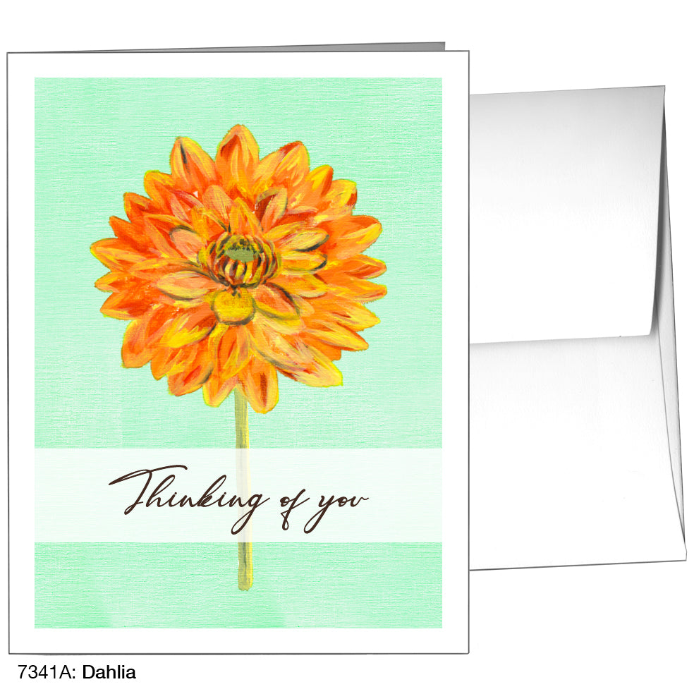 Dahlia, Greeting Card (7341A)