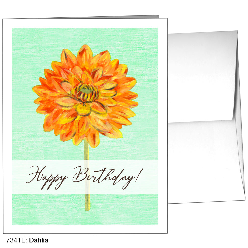 Dahlia, Greeting Card (7341E)