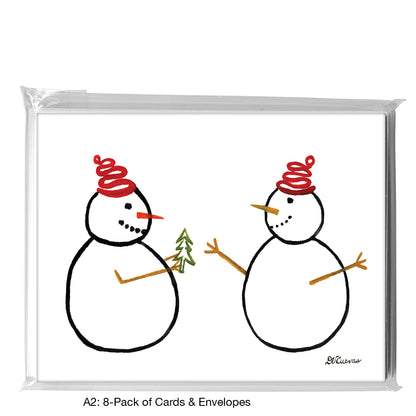 Red Hats, Greeting Card (7355)