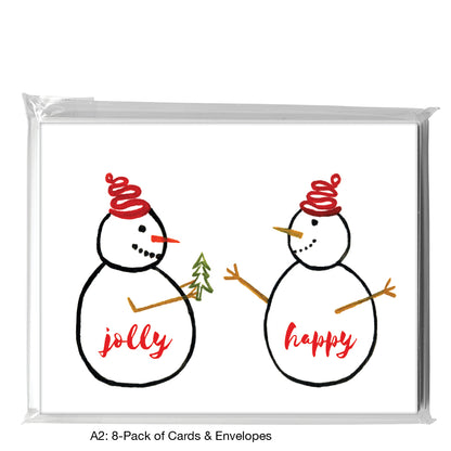 Red Hats, Greeting Card (7355A)