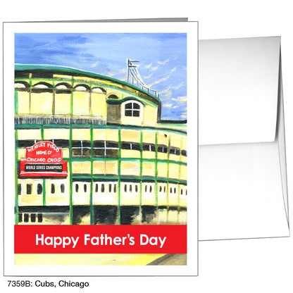 Cubs, Chicago, Greeting Card (7359B)