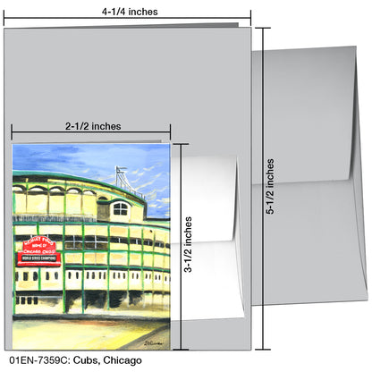 Cubs, Chicago, Greeting Card (7359C)