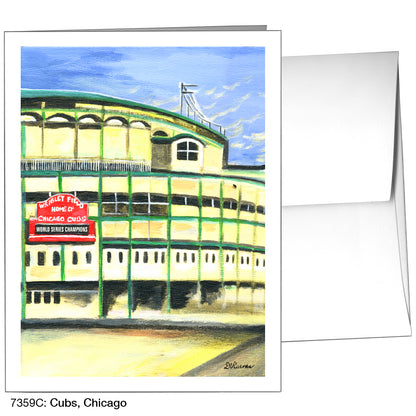 Cubs, Chicago, Greeting Card (7359C)