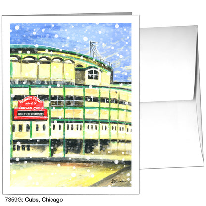 Cubs, Chicago, Greeting Card (7359G)