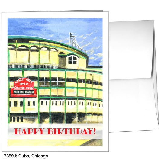 Cubs, Chicago, Greeting Card (7359J)