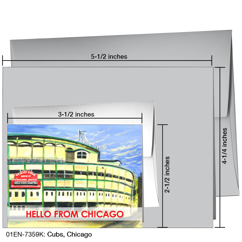 Cubs, Chicago, Greeting Card (7359K)