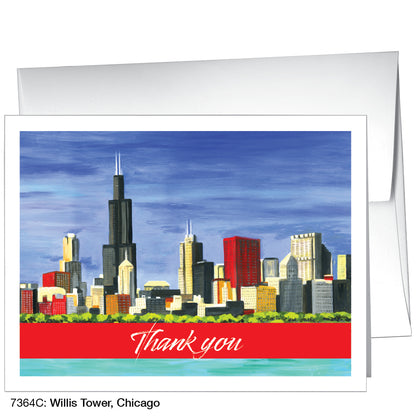 Willis Tower, Chicago, Greeting Card (7364C)