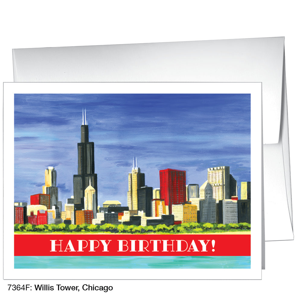 Willis Tower, Chicago, Greeting Card (7364F)