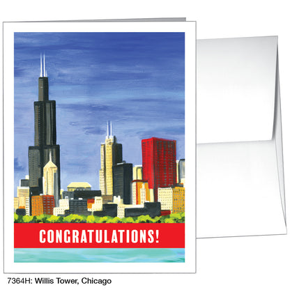 Willis Tower, Chicago, Greeting Card (7364H)