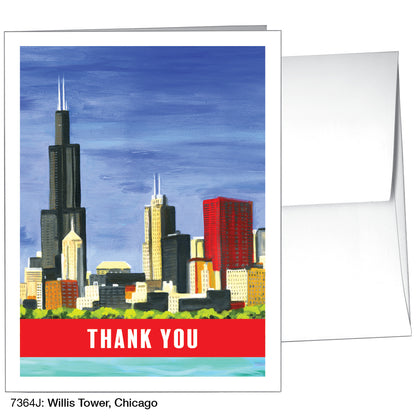 Willis Tower, Chicago, Greeting Card (7364J)