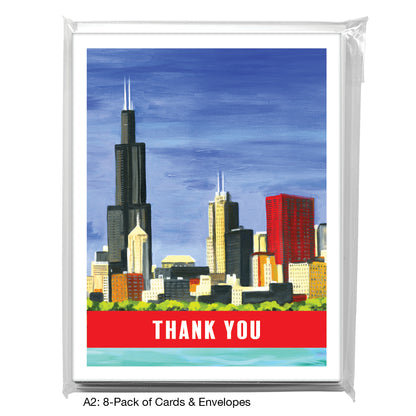 Willis Tower, Chicago, Greeting Card (7364J)