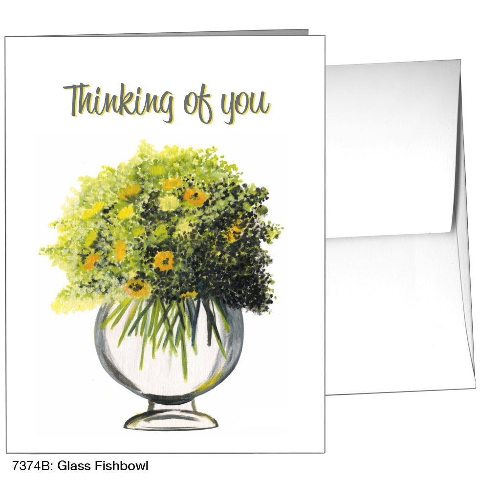 Glass Fishbowl, Greeting Card (7374B)