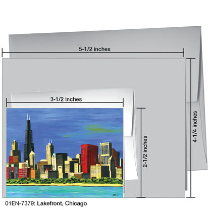 Lakefront, Chicago, Greeting Card (7379)