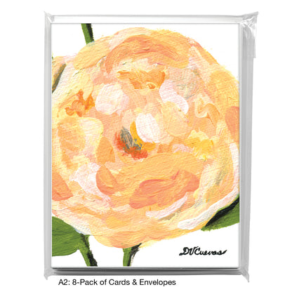 Old Garden Rose 3, Greeting Card (7383D)