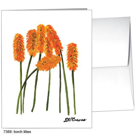 Torch Lilies, Greeting Card (7388)