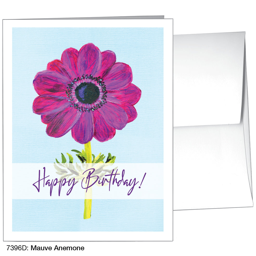 Mauve Anemone, Greeting Card (7396D)