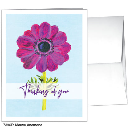Mauve Anemone, Greeting Card (7396E)