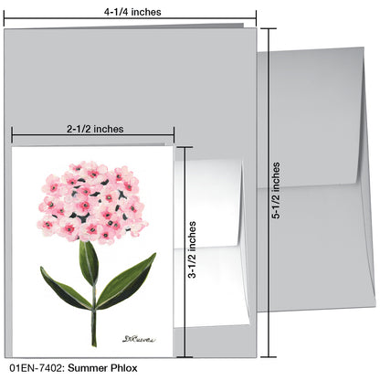 Summer Phlox, Greeting Card (7402)