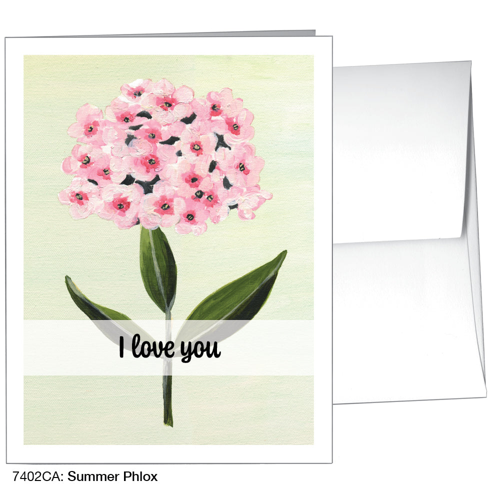 Summer Phlox, Greeting Card (7402C)