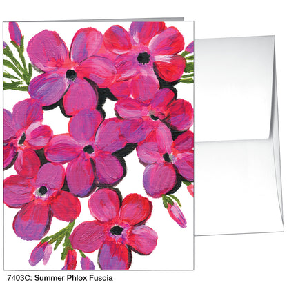 Summer Phlox Fuscia, Greeting Card (7403C)