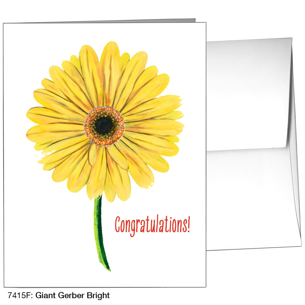 Giant Gerber Bright, Greeting Card (7415F)