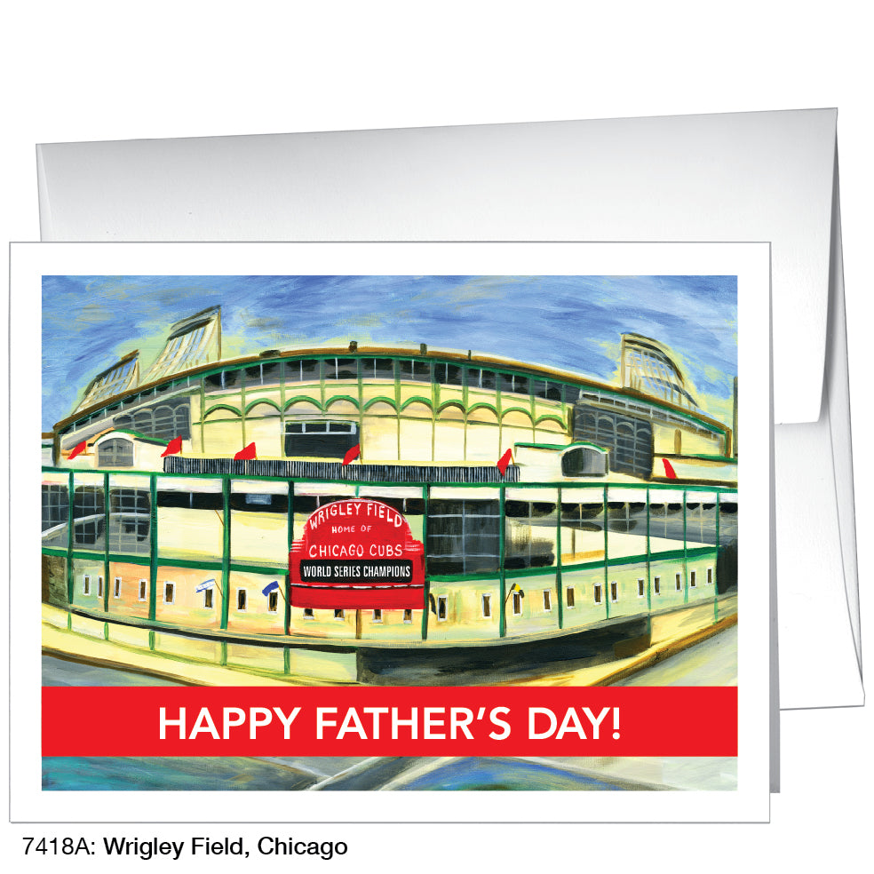 Wrigley Field, Chicago, Greeting Card (7418A)