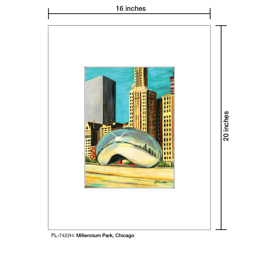 Millennium Park, Chicago, Print (#7422H)