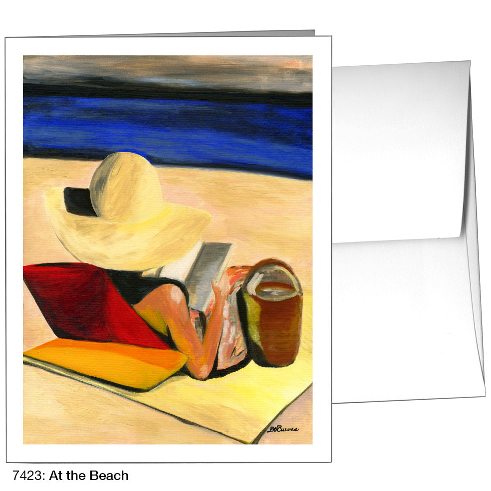 At The Beach, Greeting Card (7423)