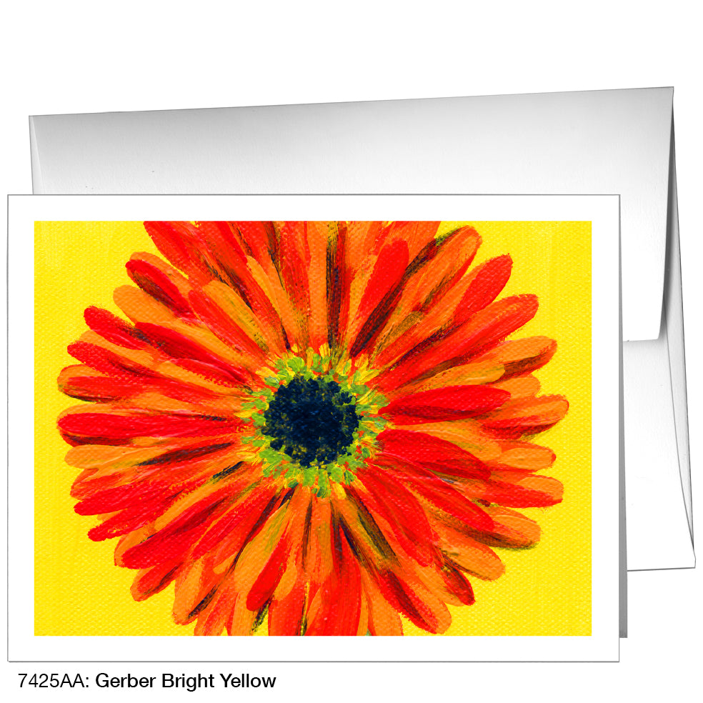 Gerber Bright Yellow, Greeting Card (7425AA)