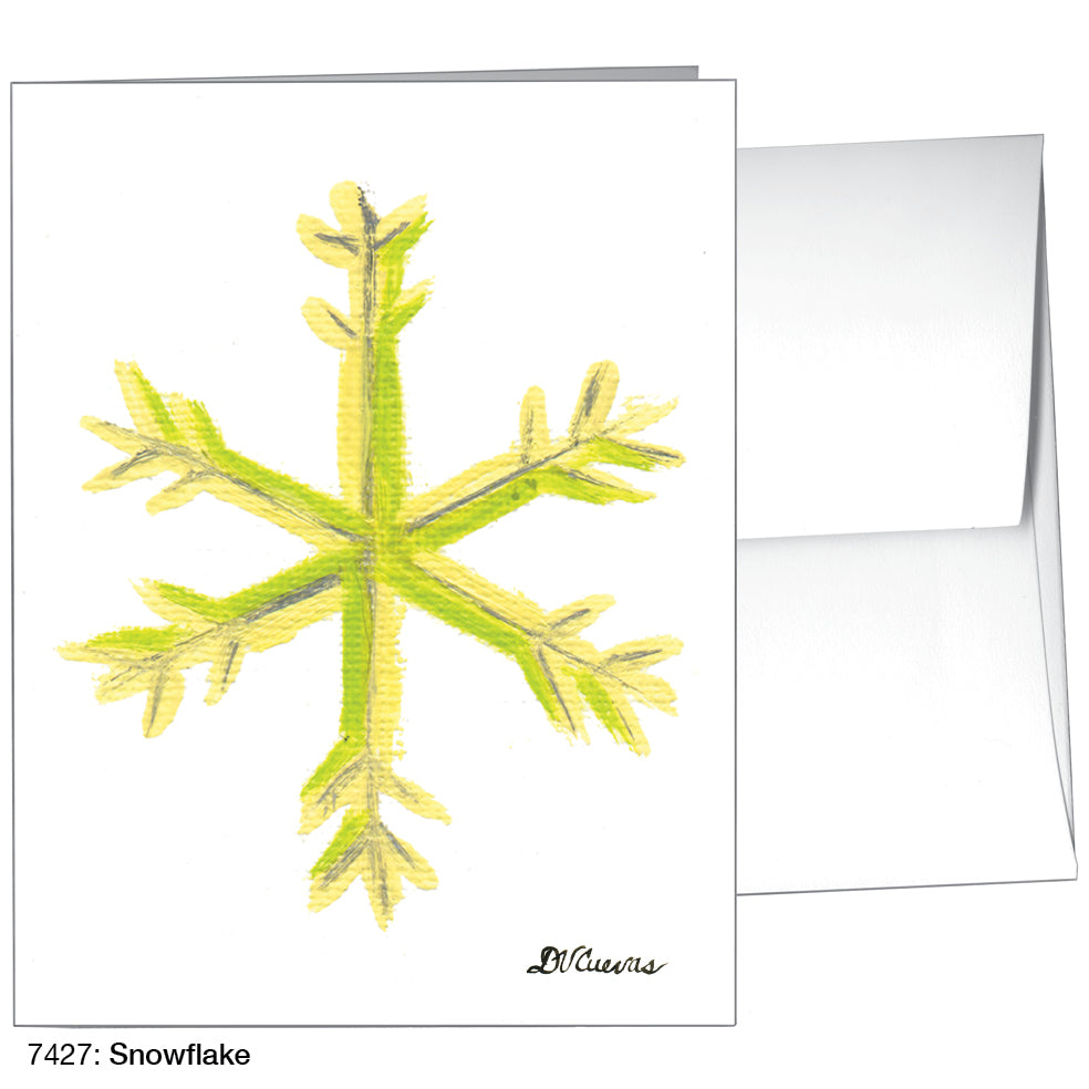 Snowflake, Greeting Card (7427)