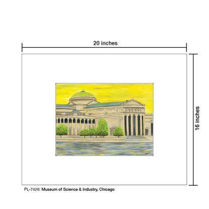 Museum Of Science & Industry, Chicago, Print (#7428)