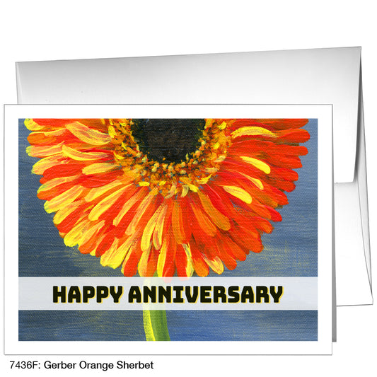 Gerber Orange Sherbet, Greeting Card (7436F)