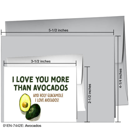 Avocados, Greeting Card (7442E)
