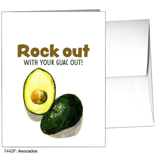 Avocados, Greeting Card (7442F)