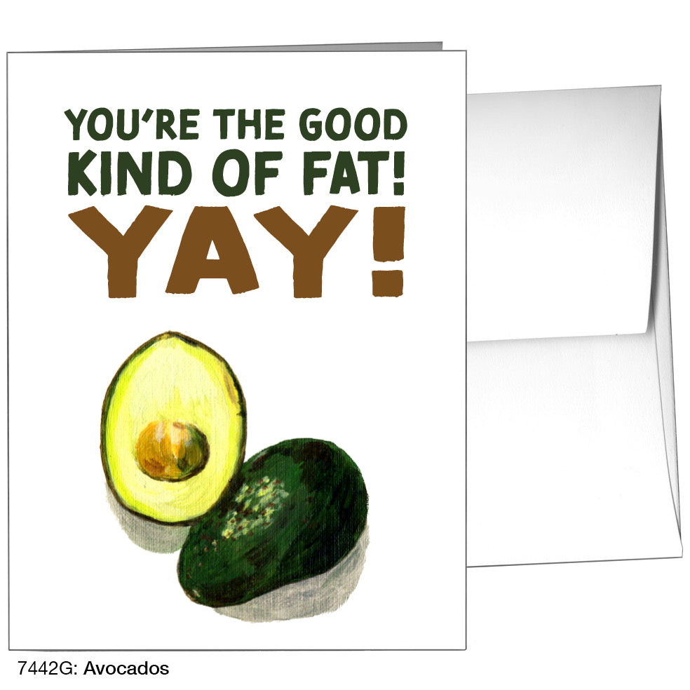 Avocados, Greeting Card (7442G)