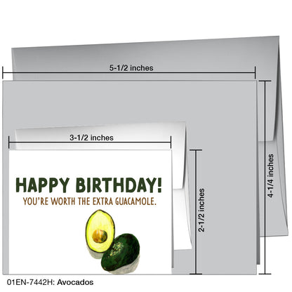 Avocados, Greeting Card (7442H)