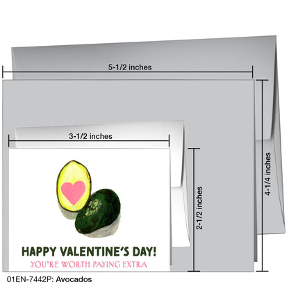 Avocados, Greeting Card (7442P)
