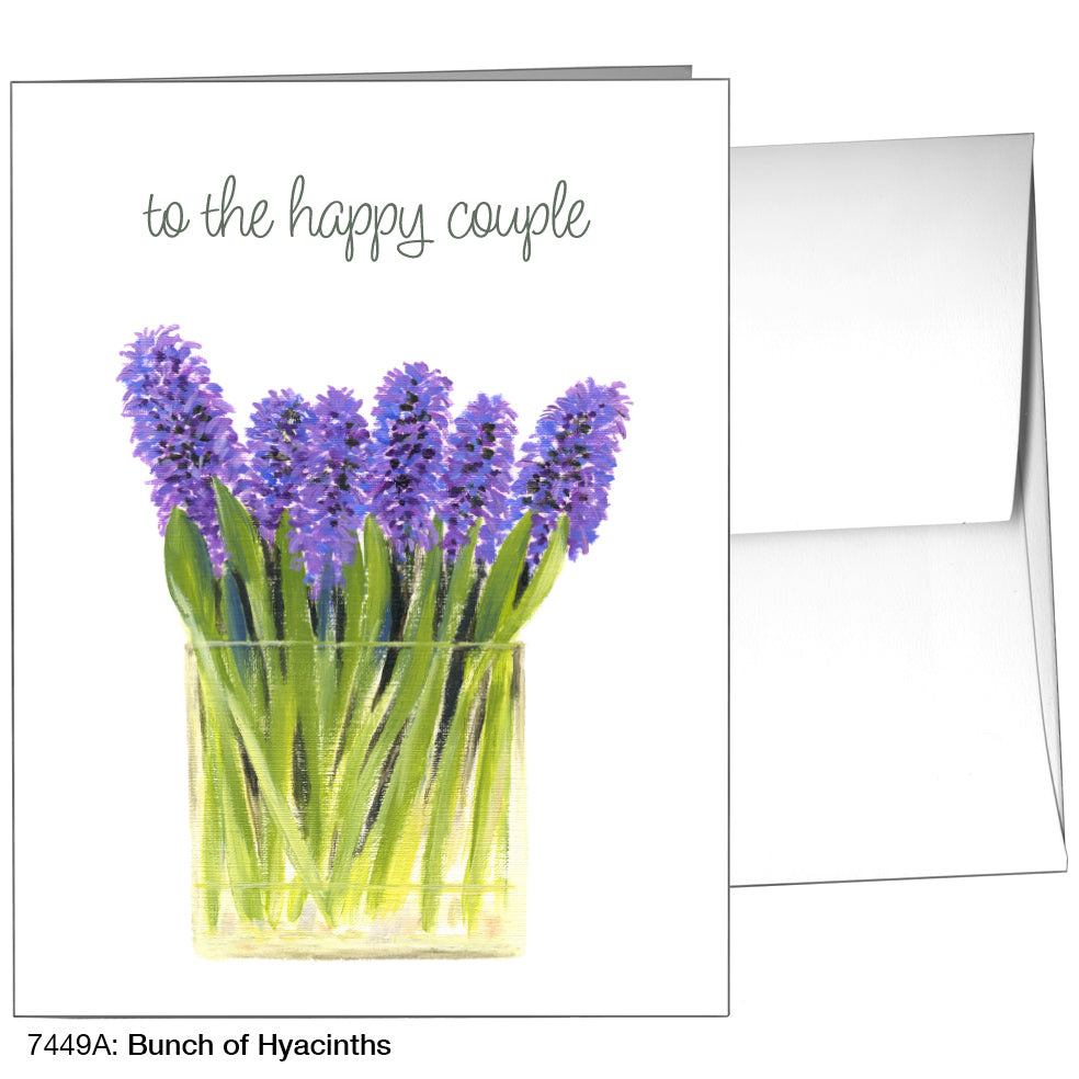 Bunch Of Hyacinths, Greeting Card (7449A)