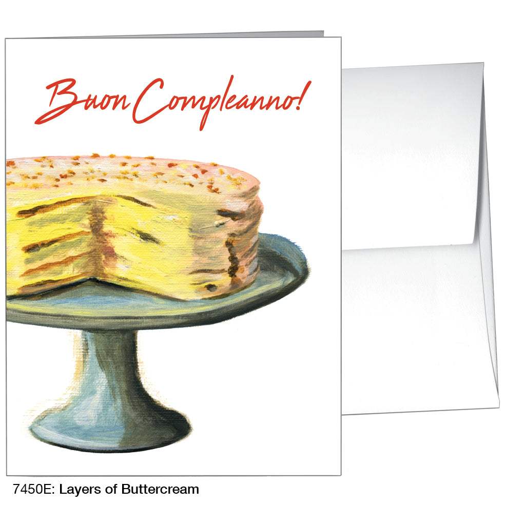 Layers Of Buttercream, Greeting Card (7450E)