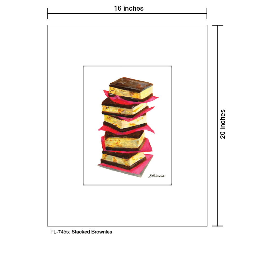 Stacked Brownies, Print (#7455)