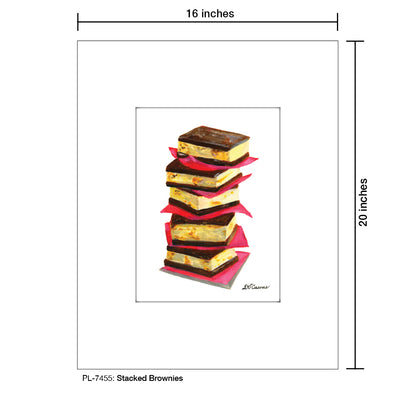 Stacked Brownies, Print (#7455)