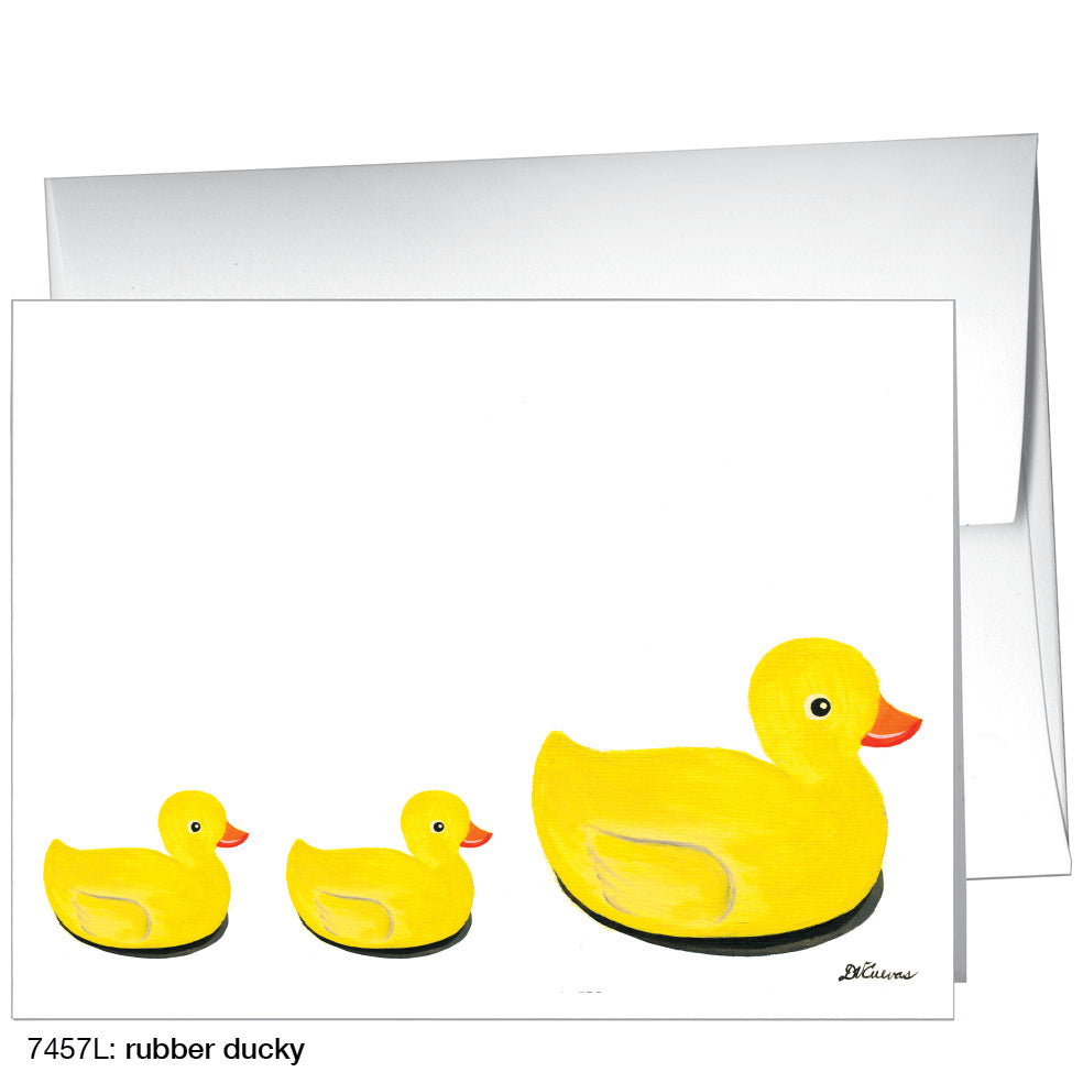 Rubber Ducky, Greeting Card (7457W)