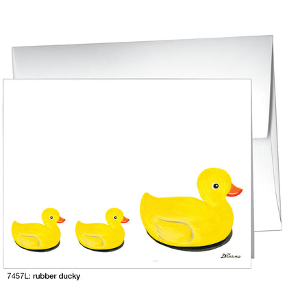 Rubber Ducky, Greeting Card (7457W)