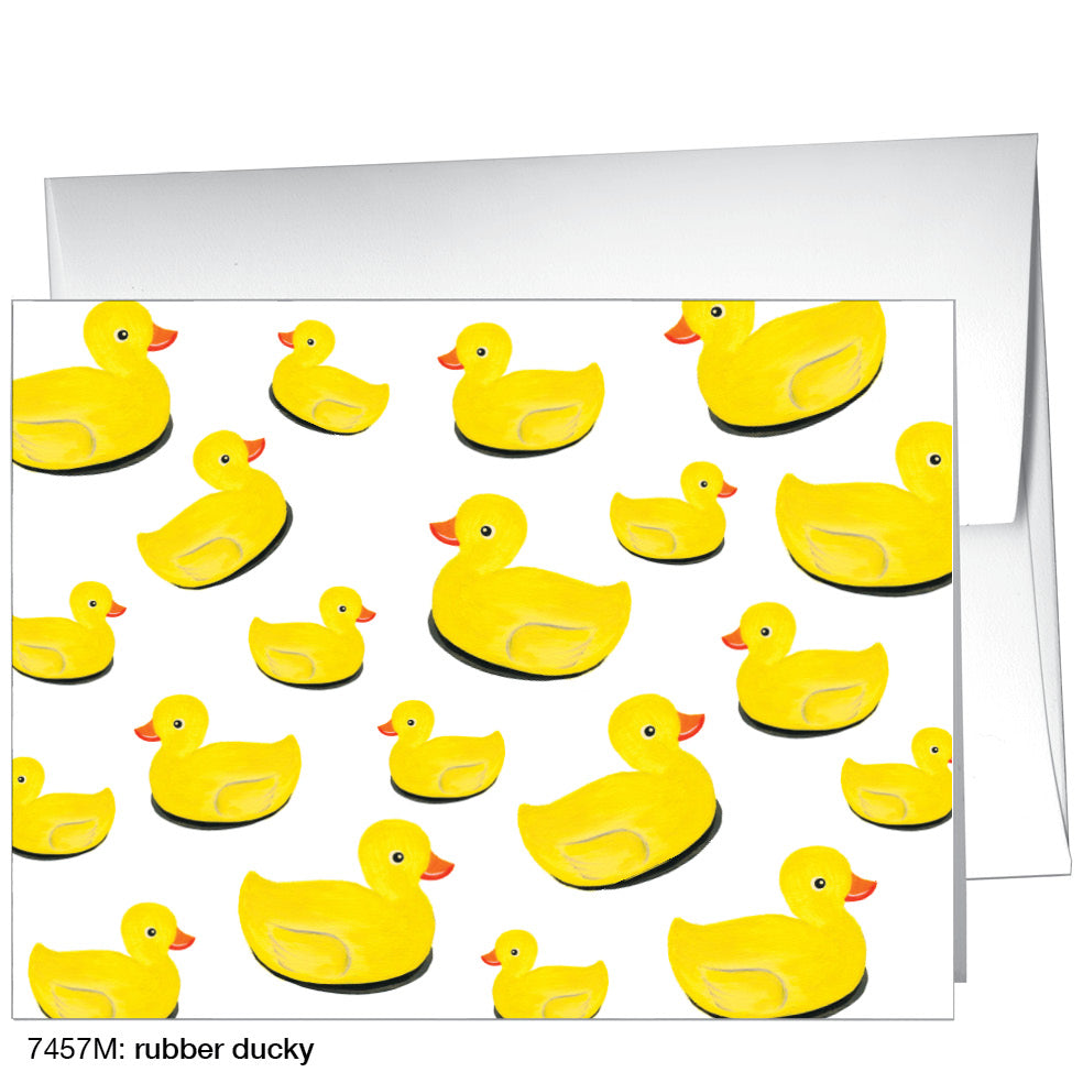 Rubber Ducky, Greeting Card (7457M)