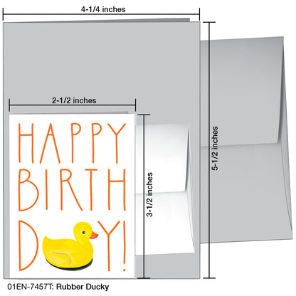 Rubber Ducky, Greeting Card (7457T)