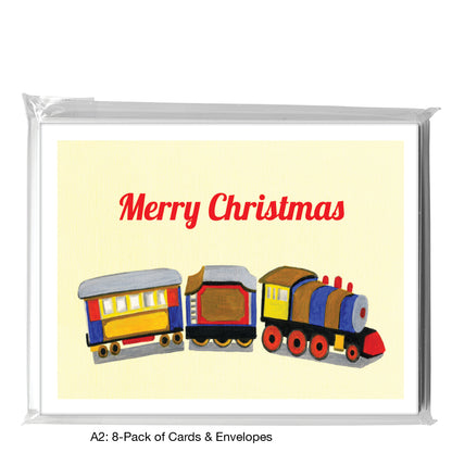 Toy Train, Greeting Card (7464B)